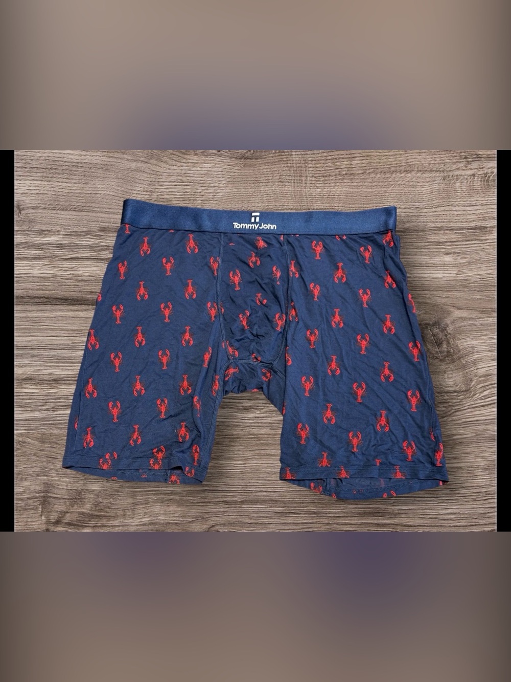 EUC Tommy John Second Skin Boxer Briefs SZ 2XL Lobster print